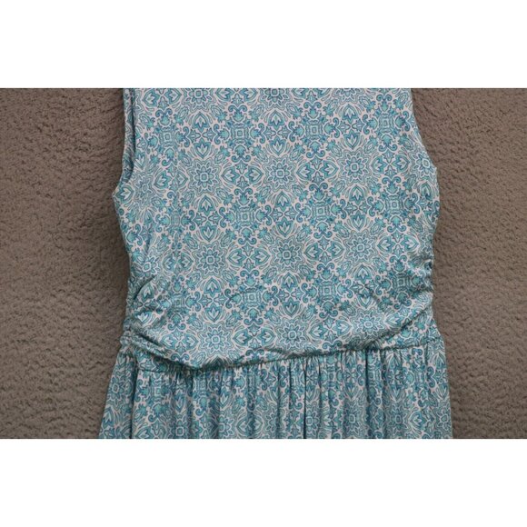 Land's End Sleeveless Maxi Dress-Medium/Petite-Cottagecore-Romantic-Flowing - Picture 10 of 11